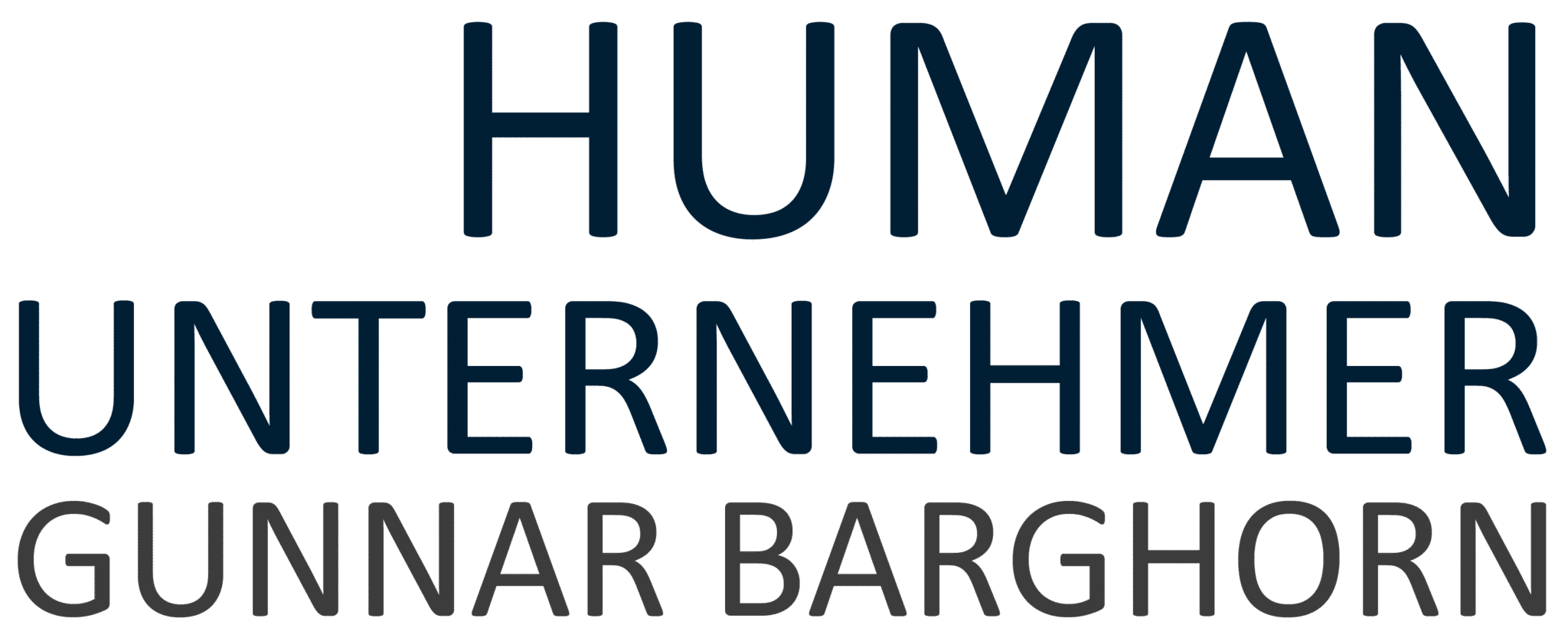 Humanunternehmer - Gunnar Barghorn